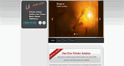 Desktop Screenshot of laguitarlesson.com